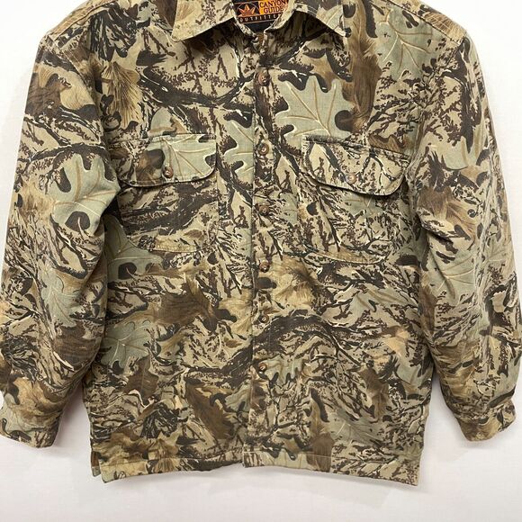 Canyon Guide Outfitters Men Camo Button Shirt Jacket Size Medium B355 -6 - Picture 11 of 16